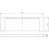 CORA SHELF - MATTE BLACK
