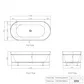 Bondi Freestanding Bath Gloss White