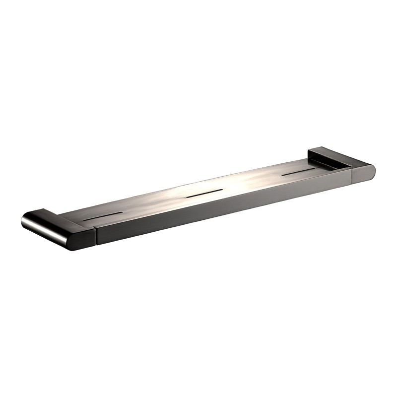Flores Shower Shelf Gunmetal - WHO Bathroom Warehouse