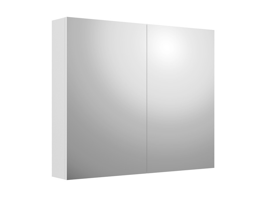 Buy Side Hinged 1200 White Gloss Mirror Online In Gold Coast