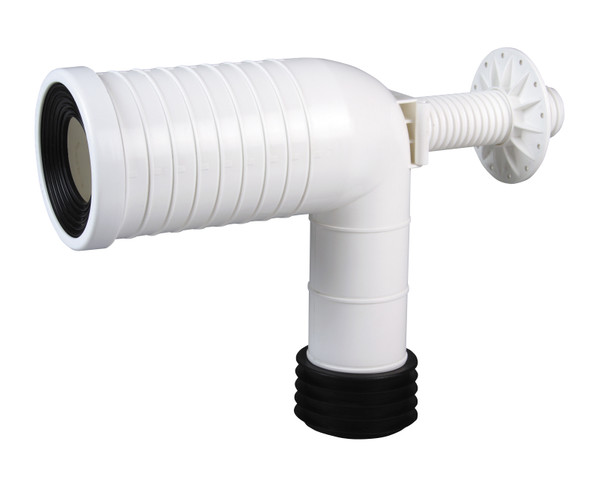 PAN BEND EXTENDED WASTE PLUMBING (White) - 11950