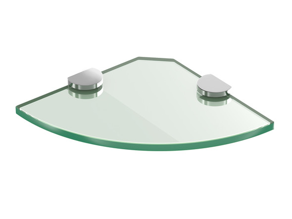 GLASS SHELF ROUNDED
