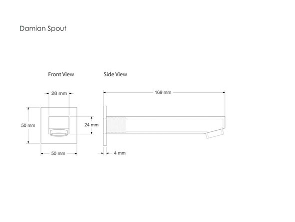 Damian 170 Spout Tap (Polished Chrome) - 12264 Damian 170 Spout Tap (Polished Chrome) - 12264