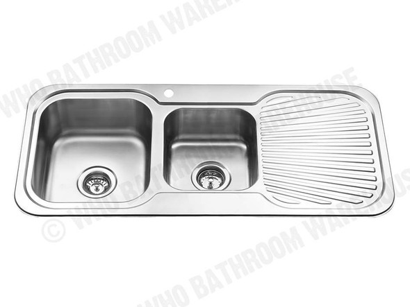 Sheffield 1080D-Left Kitchen Sink/Trough (Polished Stainless) - 12538 Sheffield 1080D-Left Kitchen Sink/Trough (Polished Stainless) - 12538