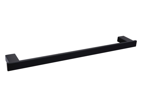 Celia 600mm Single Towel Rail Accessory (Black) - 13496 Celia 600mm Single Towel Rail Accessory (Black) - 13496