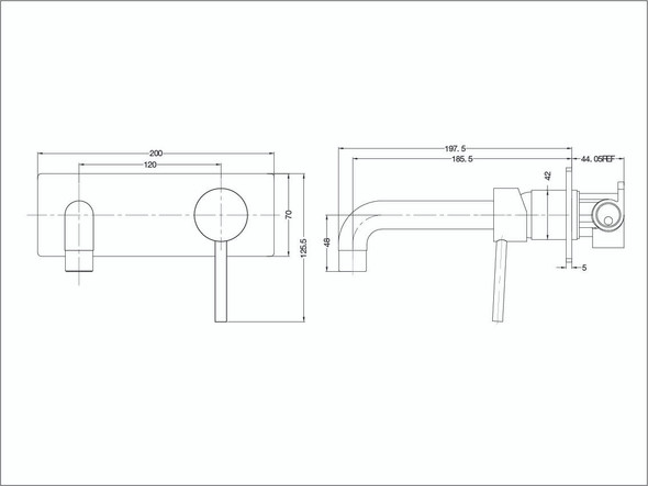 Dolce Stylish Basin Mixer Tap (Brushed Nickel) - 13972 Dolce Stylish Basin Mixer Tap (Brushed Nickel) - 13972