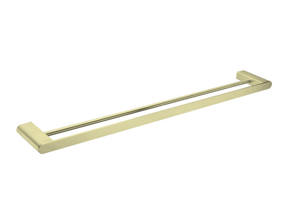 Bianca 800mm Double Towel Rail Accessory (Brushed Gold) - 14168