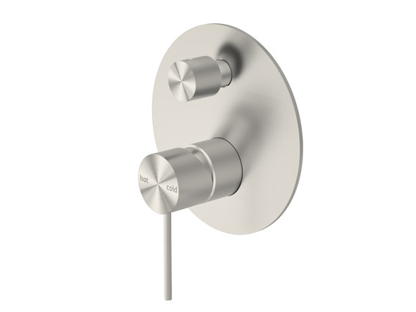 Mecca Diverter Wall Mixer Tap (Brushed Nickel) - 14292