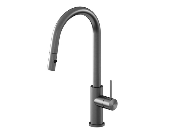 Mecca Pull Out Spray Kitchen Mixer Tap (Gunmetal) - 14298