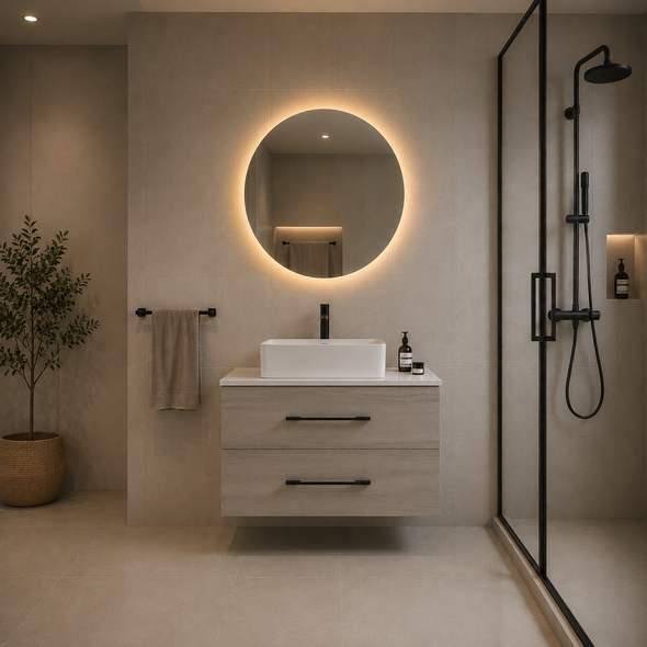 LIMED GREY VANITY