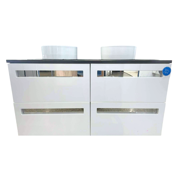 CARLY GLOSS WHITE VANITY