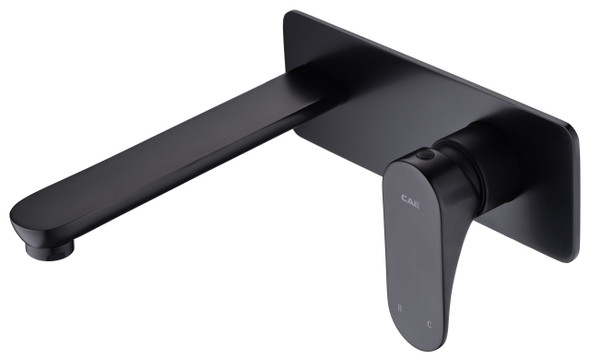 MONTELLA BASIN/BATH MIXER COMBO - MATTE BLACK