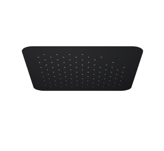 YORK ULTRA THIN SQUARE SHOWER HEAD MATTE BLACK - 250x250