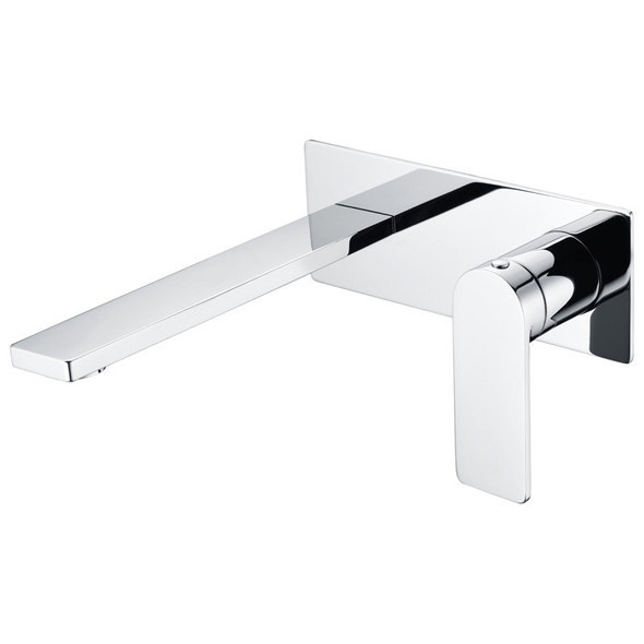 Ruki Bath/Basin Wall Mixer Set Chrome