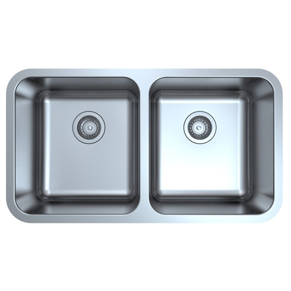 Otus Double Bowl Undermount 822 x 460 x 230mm Kitchen Sink