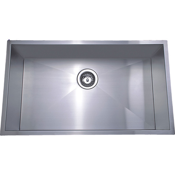 Rosa Single Bowl Kitchen Sink 760 x 440mm Stainless Steel