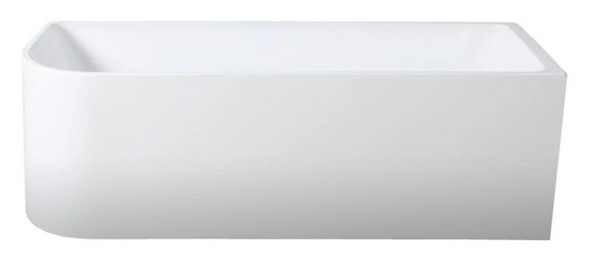 CHELSEA RIGHT CORNER BATH 1500 (510mm Height) - Gloss White