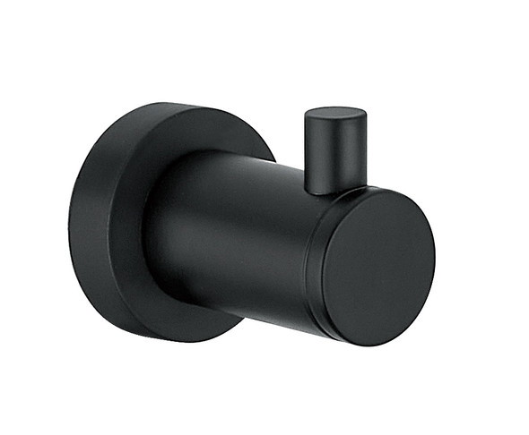 Samantha DLX Robe Hook Matte Black