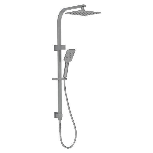 EDEN SQUARE MULTIFUNCTION SHOWER SET- GUNMETAL