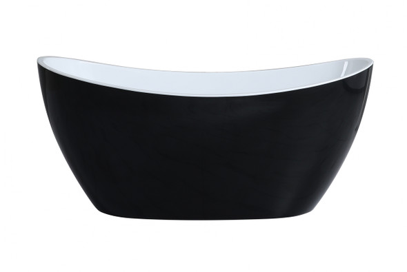 EVIE FREESTANDING BATH - MATTE BLACK