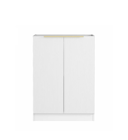 LAUNDRY BASE CABINET 630 - BONDI FLUTED MATTE WHITE LAUNDRY BASE CABINET 630 - BONDI FLUTED MATTE WHITE