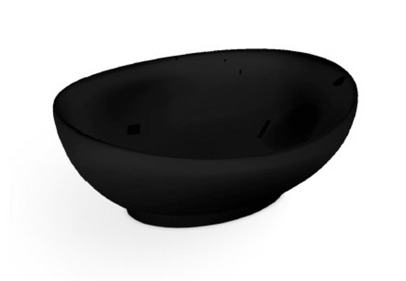 LUNA BENCH MOUNT BASIN MATTE BLACK