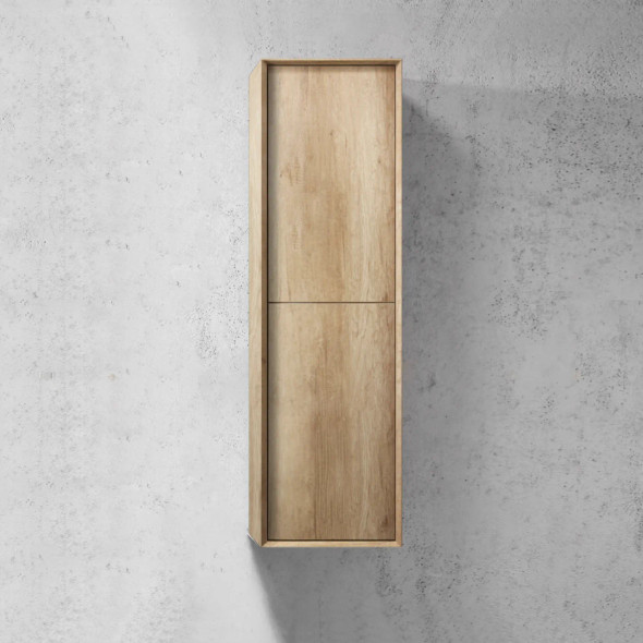 BYRON TALL BOY 350x300x1200 NATURAL OAK