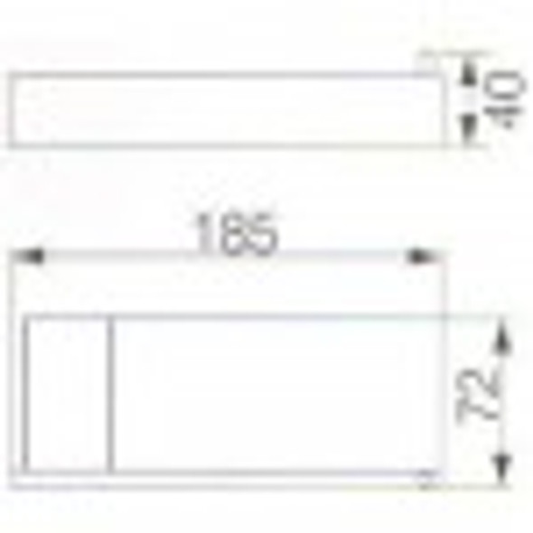 ROSA TOILET ROLL HOLDER CHROME
