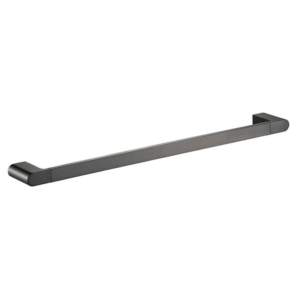 FLORES SINGLE TOWEL RAIL 600mm GUN METAL FLORES SINGLE TOWEL RAIL 600mm GUN METAL