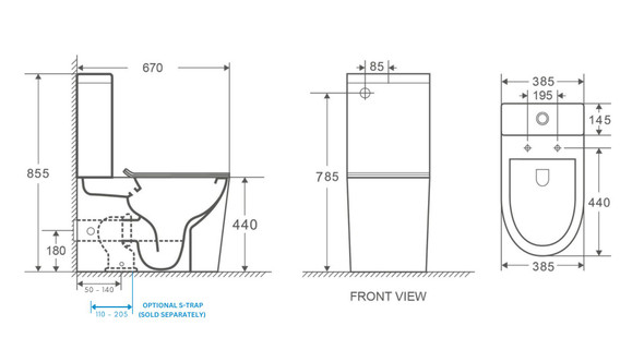 JEFFREY TORNADO TOILET