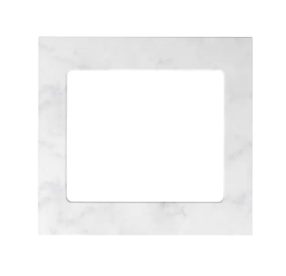 LAUNDRY STONE TOP 650MM - CLOUDY CARRARA