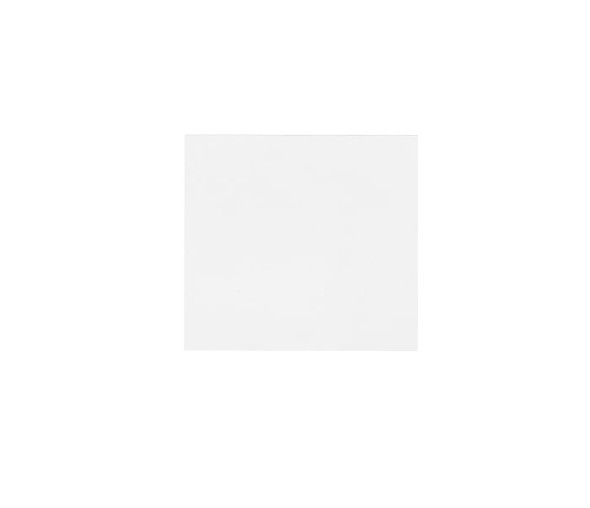 LAUNDRY STONE TOP 650MM - MATTE WHITE - NO HOLE