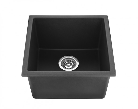 QKS3845-MB MATTE BLACK OVER/UNDERMOUNT KITCHEN SINK