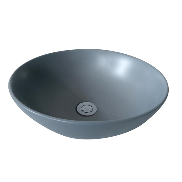 RONDA ABOVE 400mm ROUND BASIN MATTE GREY RONDA ABOVE 400mm ROUND BASIN MATTE GREY