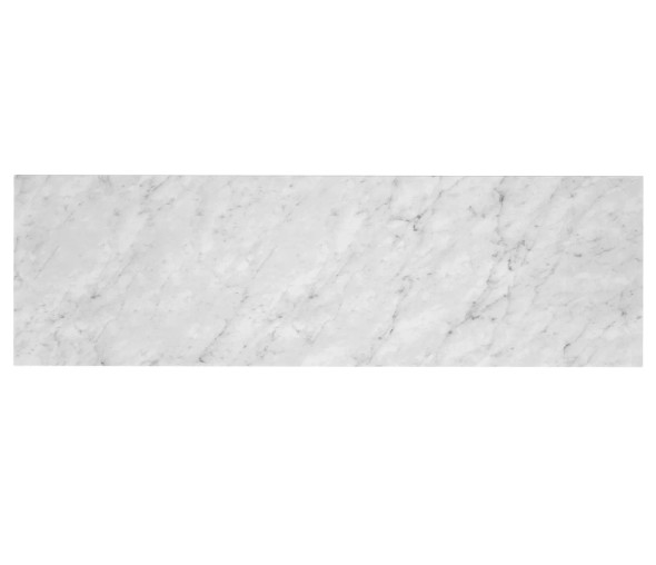 LAUNDRY STONE TOP 1960mm - NATURAL CARRARA - NO HOLE LAUNDRY STONE TOP 1960mm - NATURAL CARRARA - NO HOLE