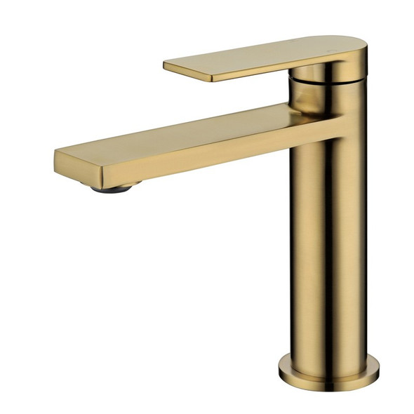 RUKI BASIN MIXER - BRUSHED GOLD 