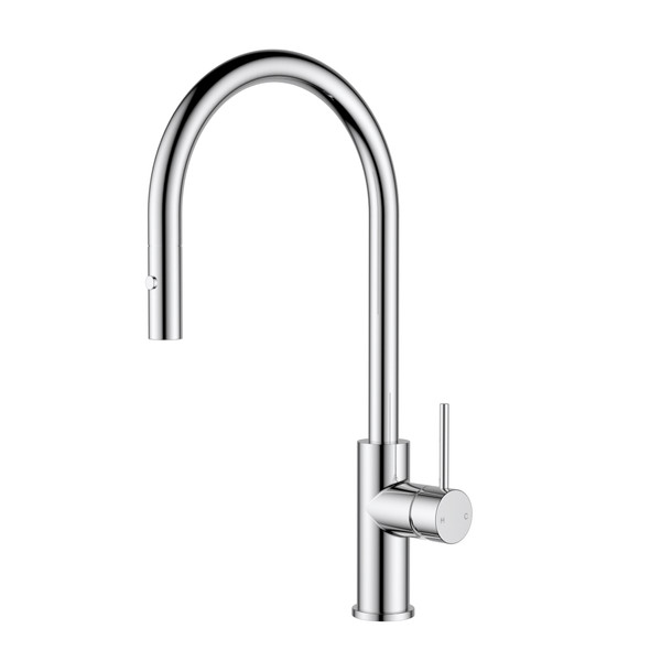 OTUS SLIMLINE GOOSNECK PULL OUT SINK MIXER - CHROME