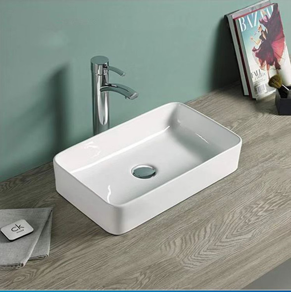 JASPER RECTANGLE BASIN 360*230*120 GLOSS WHITE JASPER RECTANGLE BASIN 360*230*120 GLOSS WHITE