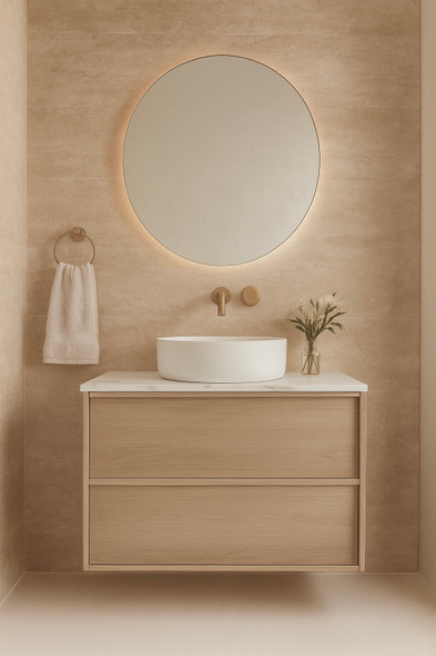 COVE LIGHT OAK VANITY - 900 DD COVE LIGHT OAK VANITY - 900 DD