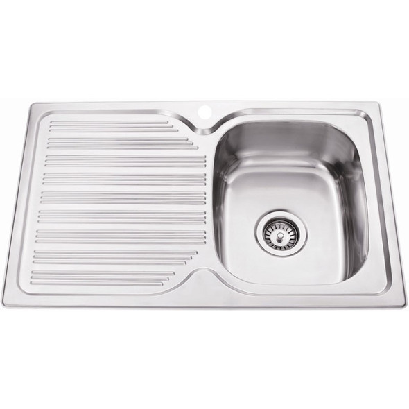 EDEN SINGLE BOWL AND DRAINER RHB