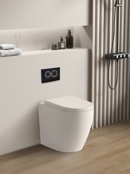 ELVERA RIMLESS EXTRA HEIGHT TOILET PAN  ELVERA RIMLESS EXTRA HEIGHT TOILET PAN