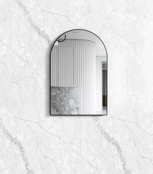 ARCHIE 900x600 ARCH BLACK METAL FRAME MIRROR ARCHIE 900x600 ARCH BLACK METAL FRAME MIRROR