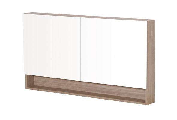 STELLA OAK MIRROR SHAVING CABINET 1500mm