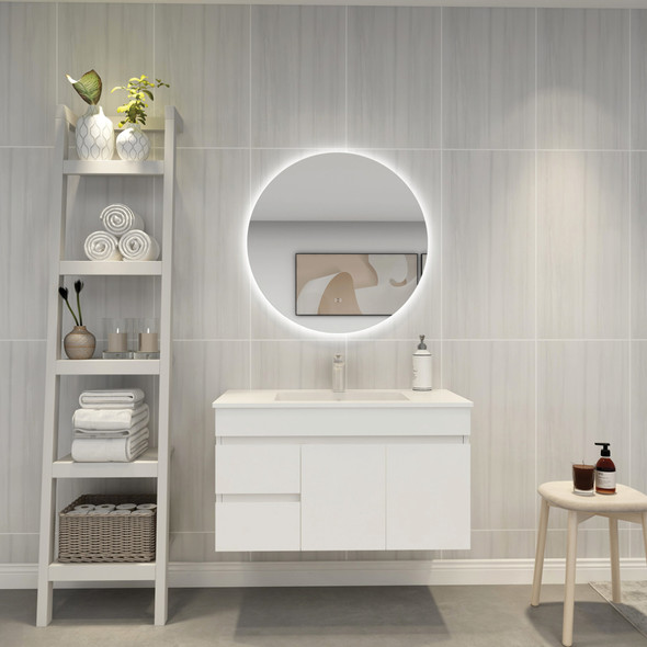 LUNA ROUND LED BACKLIT MIRROR 800mm