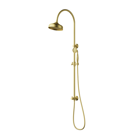 CLASICO TWIN SHOWER SET - BRUSHED GOLD 