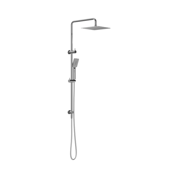 SQUARE PROJECT TWIN SHOWER - CHROME