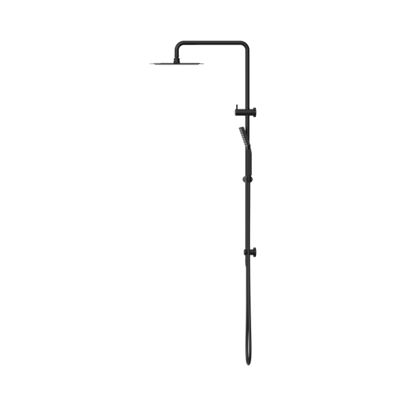 SQUARE PROJECT TWIN SHOWER - MATTE BLACK