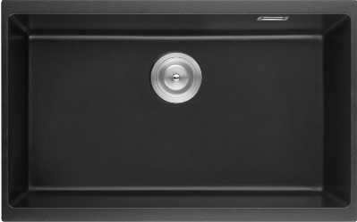 QUIN SINGLE SINK MATTE BLACK 810*460*226