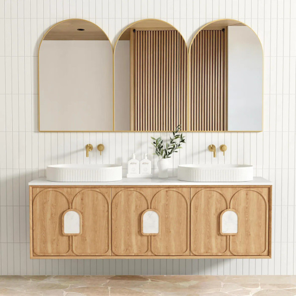 LAGUNA MARK II VANITY 1800MM - WOODLAND OAK 