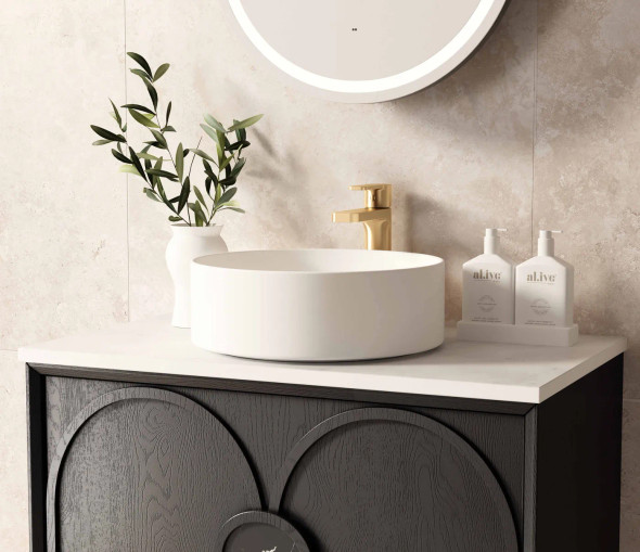 LAGUNA MARK II VANITY 750MM - BLACK OAK
